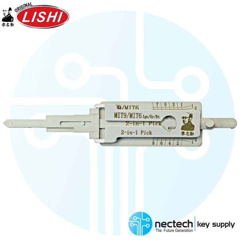 Original Lishi MIT9 MIT6 X263 Mitsubishi USA Vehicles 2-in Pick - Anti Glare