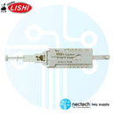 Original Lishi NE66 S66NN Volvo 4-Track 2-in Pick Encendido habilitado - Antideslumbrante