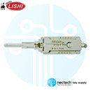 Púa original Lishi TOY43AT TR47 de 10 cortes y 2 pulgadas - Antideslumbrante