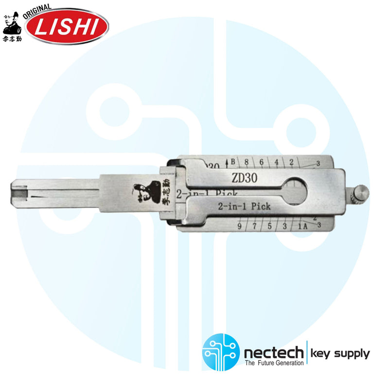 Bicicletas Lishi ZD30 Zadi Aprilia Ducati originales, selección de 2 pulgadas