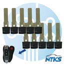 2010 - 2014 Porsche Hoja de llave de emergencia HU66