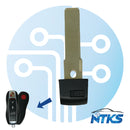 2010 - 2014 Porsche Hoja de llave de emergencia HU66