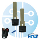 2010 - 2014 Porsche Hoja de llave de emergencia HU66