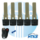 2010 - 2014 Porsche Hoja de llave de emergencia HU66