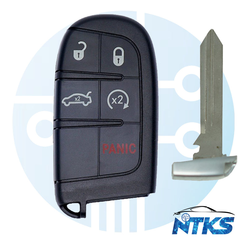 2011 - 2018 Llave de proximidad inteligente para Chrysler 300 Tombstone FCC: M3N40821302