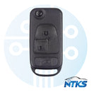 KR55 MERCEDES / DODGE SPRINTER LLAVE ABATIBLE DE 3 BOTONES (PUERTA CORREDERA) HU64 / XT27A SUPERCHIP