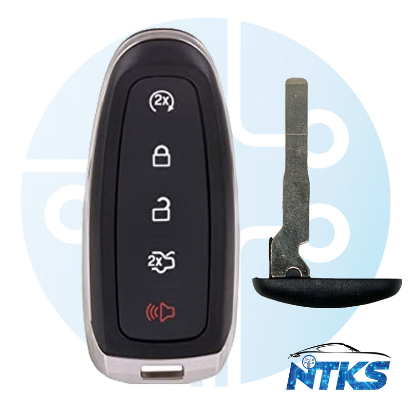 2011 - 2019 Llave de proximidad inteligente para Ford Escape Focus C-Max 164-R7995 FCC: M3N5WY8609 GEN 2 PEPS (EURO) Hoja de alta seguridad