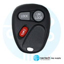 2001 – 2004 Chevrolet GMC Cadillac llave de control remoto FCC: KOBLEAR1XT / PN: 15042968