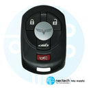 2005 - 2007 Chevrolet Corvette llave inteligente FCC: M3N65981403 PN: 10372541