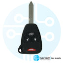 2004 - 2008 Jeep Liberty Chrysler Pacifica Llave de cabeza remota FCC: M3N5WY72XX