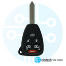 2004 - 2007 Chrysler Town &amp; Country Llave de cabeza remota FCC: M3N5WY72XX 6B