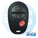 2004 - 2020 Remote Control Key Fob for Toyota Tundra Tacoma Sienna Highlander FCC: GQ43VT20T