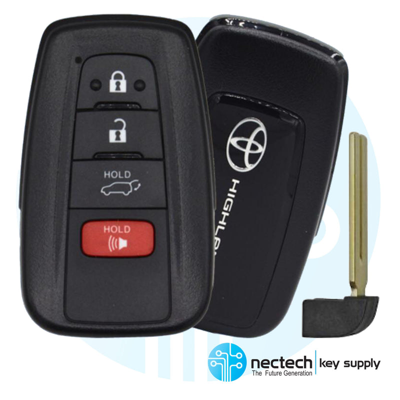 2020 - 2022 Toyota Highlander LE, XLE Smart Proximity Key FCC: HYQ14FBC