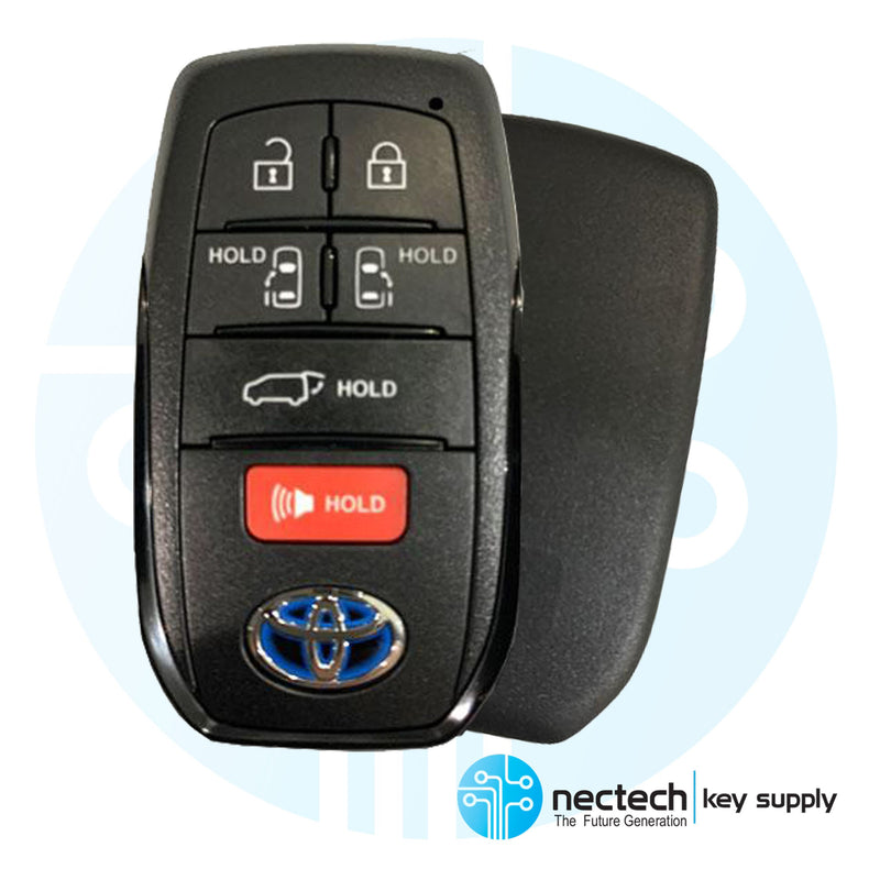 FCC de llave inteligente Toyota Sienna 2021 - 2022: HYQ14FBX (logotipo híbrido azul) 6B