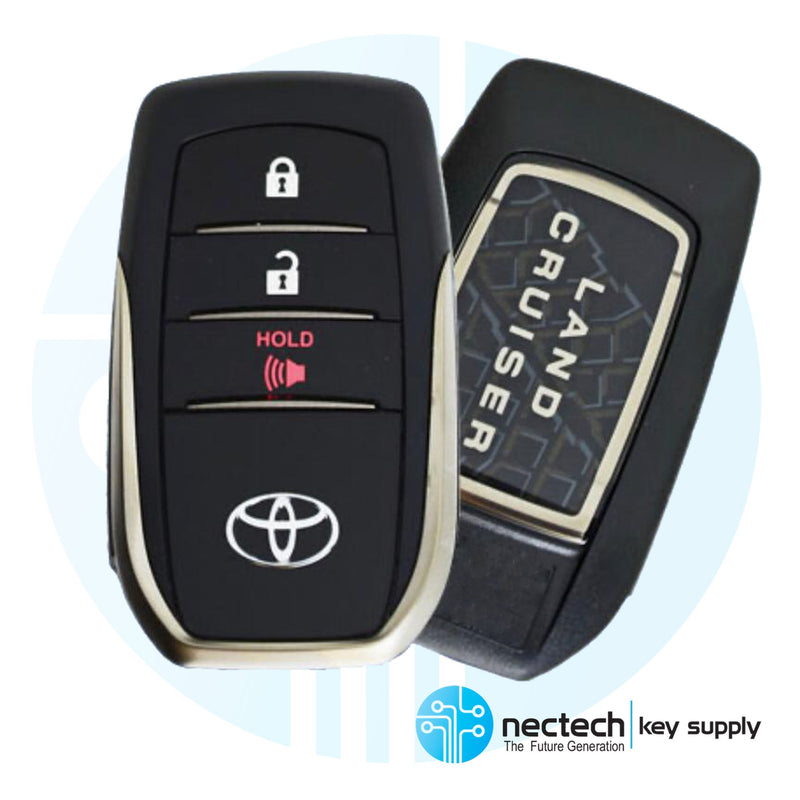 2019 - 2021 Toyota Land Cruiser Llave de proximidad inteligente 4B FCC: Tablero HYQ14FBB 0010
