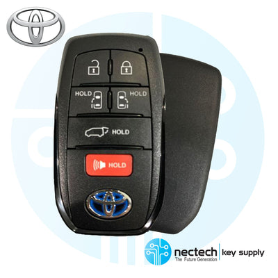 FCC de llave inteligente Toyota Sienna 2021 - 2022: HYQ14FBX (logotipo híbrido azul) 6B