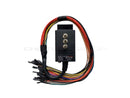 Cable de banco de ECU universal 2 x CAN baja 2 x CAN alta 1 x CAN2 baja (Ford/Volvo) 1 x CAN2 alta (Ford/Volvo) 2 x Línea K 1 x Línea L 1 x VPP (OBD2 Pin 13)