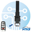 2006 - 2015 Volkswagen Passat CC Hoja de llave de emergencia HU66