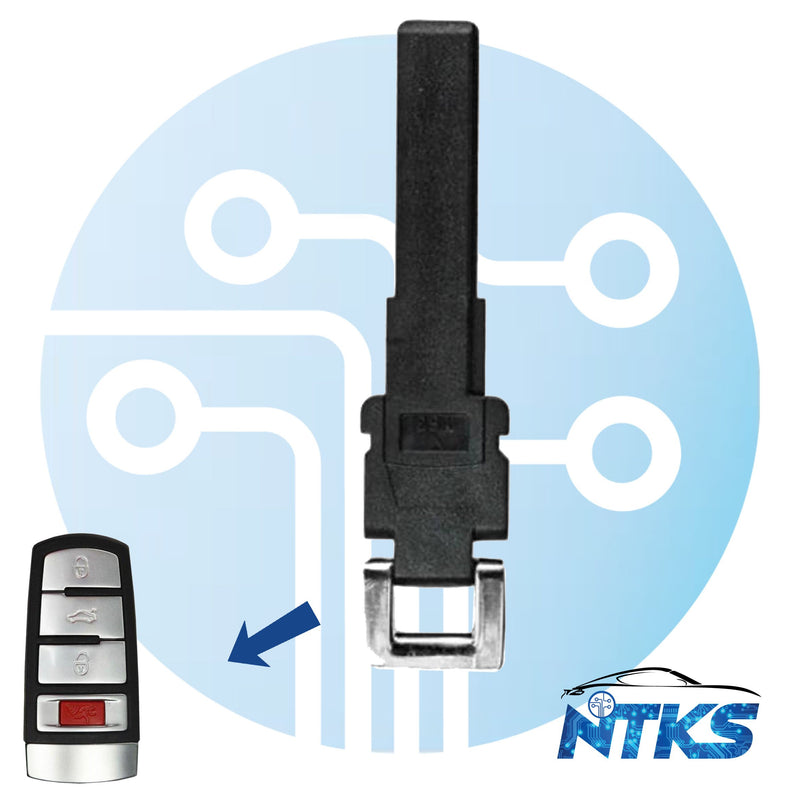2006 - 2015 Volkswagen Passat CC Emergency Key Blade HU66