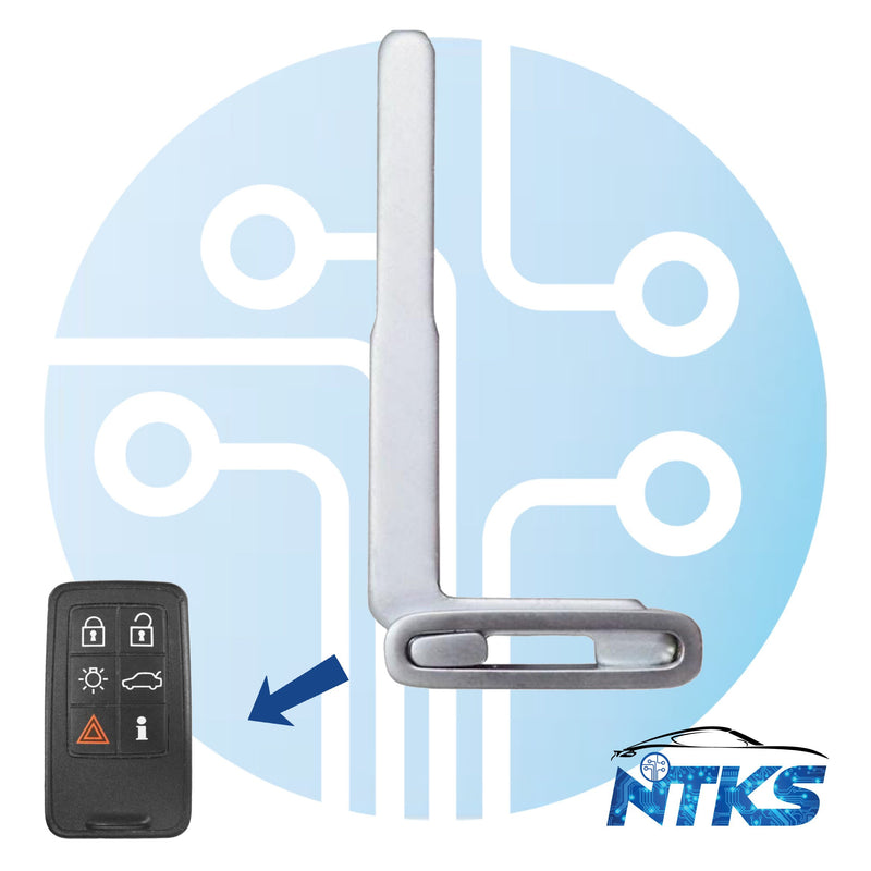 2007 - 2017 Volvo Emergency Key Blade HU101