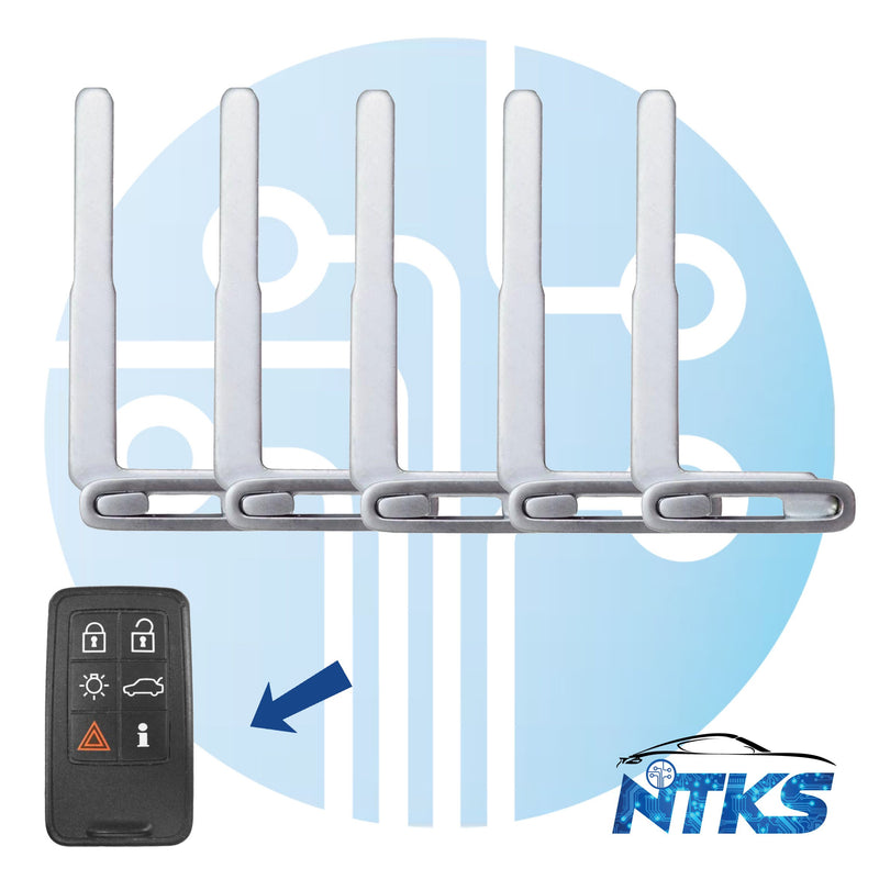 2007 - 2017 Volvo Emergency Key Blade HU101