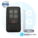 2008-2017 Volvo S60 V60 XC60 XC70 Llave de proximidad inteligente FCC:KR55WK49266