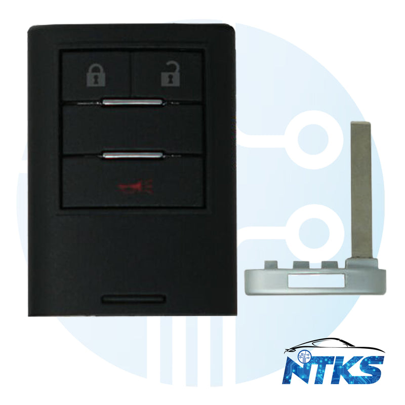 2010 - 2016 Llave inteligente de proximidad para Cadillac SRX FCC: NBG009768T