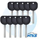 2010 - 2019 Transponder Key for Chevrolet GMC Buick - HU100 (10 Cut) B119-PT / Philips ID 46 GM EXT