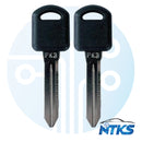 1997 - 2008 Llave transpondedora para Buick Chevrolet Pontiac Saturn - "PK3" - B97-PT (cabeza pequeña) / Chip Id: Megamos 13