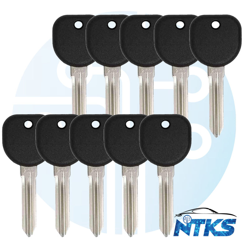 2004 - 2009 Transponder Key for Buick Pontiac - 'PK3' - Z Keyway - PT04-PT / Megamos Id 13