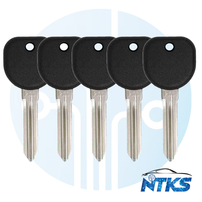 2004 - 2009 Transponder Key for Buick Pontiac - 'PK3' - Z Keyway - PT04-PT / Megamos Id 13