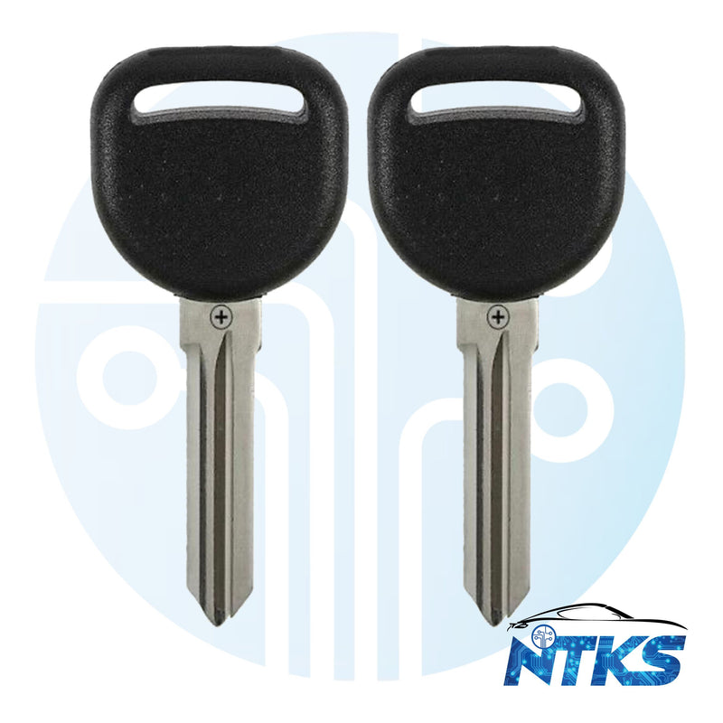 2004 - 2017 Transponder Key for Cadillac Chevrolet GMC Pontiac - Z Keyway - B111-PT / ID46 - Chip (Circle+)