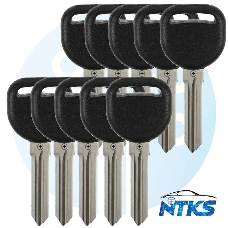 2004 - 2017 Llave transpondedor para Cadillac Chevrolet GMC Pontiac - Z Keyway - B111-PT / ID46 - Chip (Círculo+)