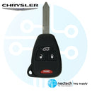 2004 - 2008 NUEVA llave de cabeza remota Chrysler Pacifica Jeep Liberty FCC: M3N5WY72XX