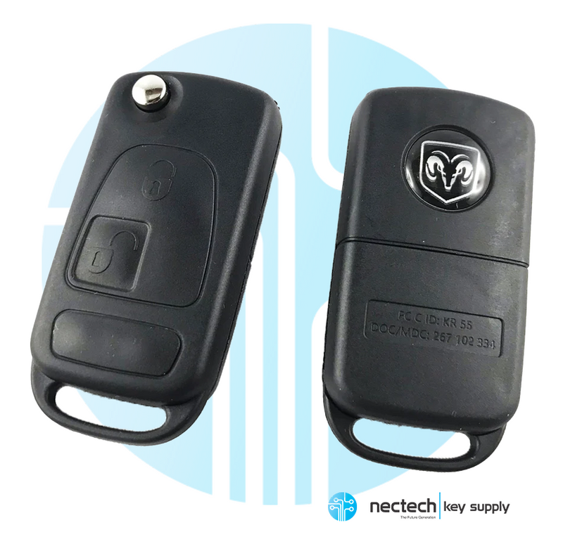 2007-2018 Dodge Sprinter 2 buttons flip key (HU64) 315MHz,