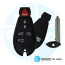 2008 - 2013 Dodge Fobik clave 6B FCC: IYZ-C01C / M3N5W783X - 433 MHz