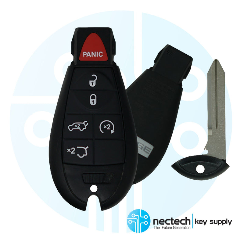 2008 - 2013 Dodge Fobik Key 6B FCC: IYZ-C01C / M3N5W783X - 433 MHz