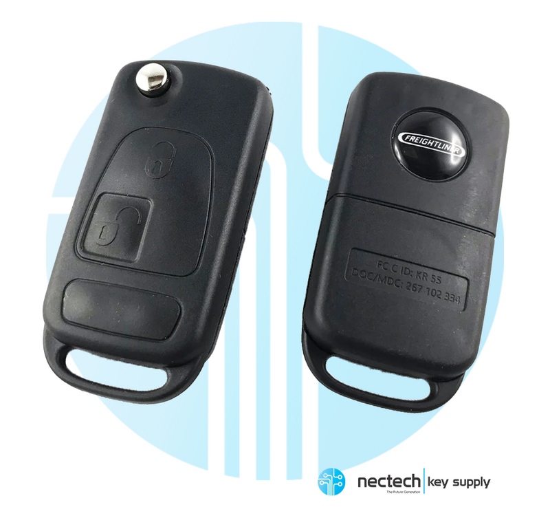 2007-2018 Freightliner Sprinter 2 buttons flip key (HU64) 315MHz
