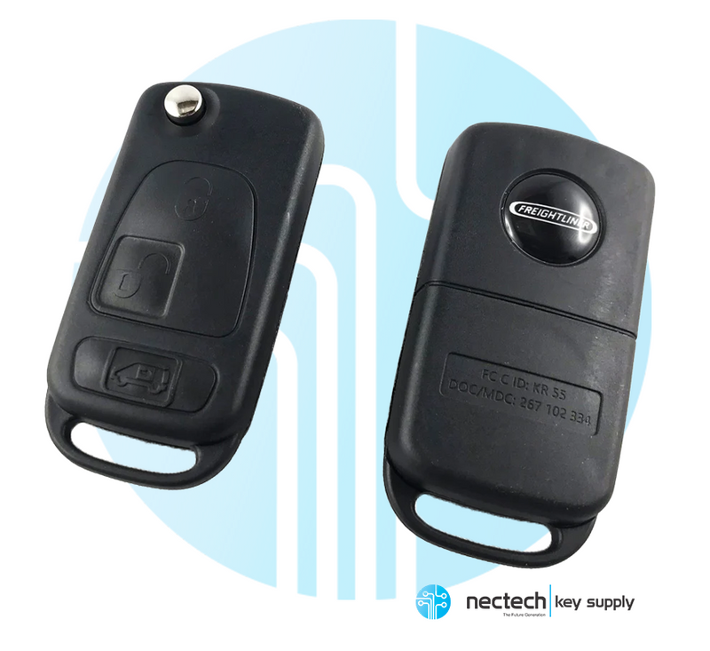 2007-2018 Freightliner Sprinter 3 buttons flip key (HU64)