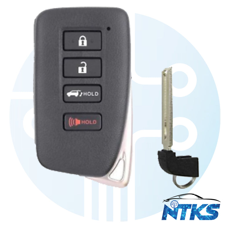 2015 - 2020 Llave de proximidad inteligente para Lexus NX200T LX570 NX300h FCC: HYQ14FBA / (placa AG 2110)