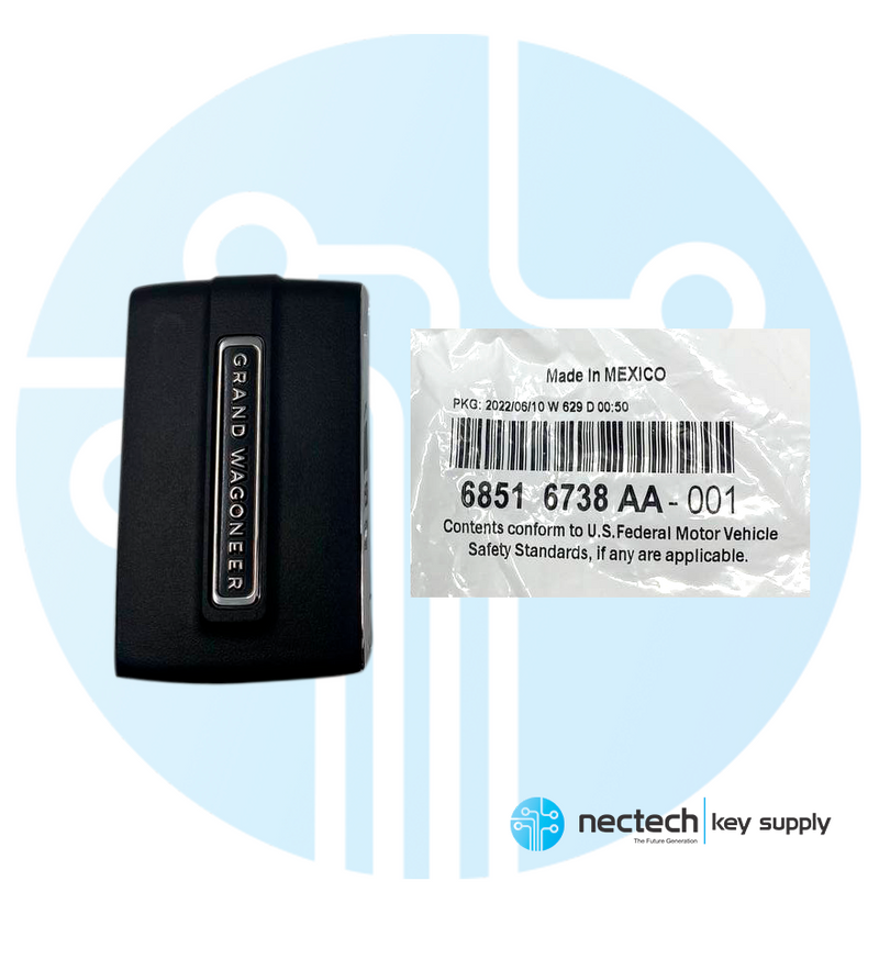 2021-2023 Jeep Grand Wagoneer Smart Key PN: 68469565AA FCC: M3NWXF0B1