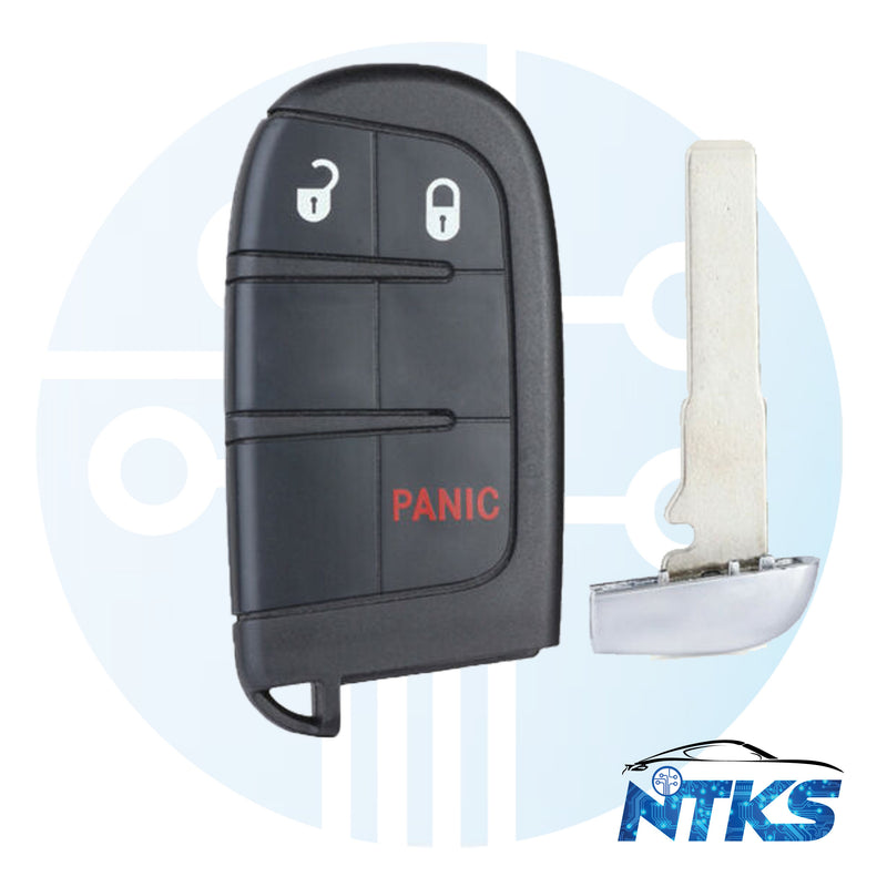 Lápida de llave inteligente de proximidad 2017-2021 para Jeep Compass FCC: M3N40821302