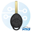 2000 - 2009 Llave de cabeza remota para sistemas Mini Cooper / S EWS FCC: LX8 F2V